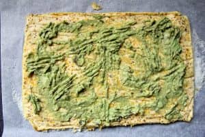 avocado layer on roulade