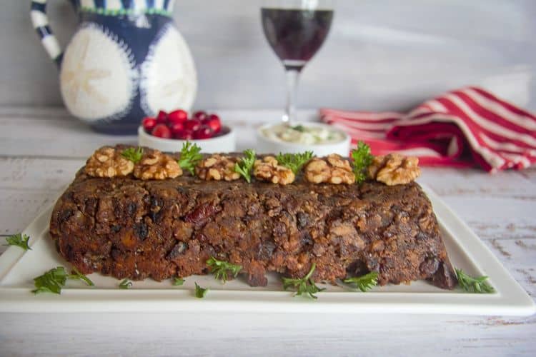 mushroom walnut loaf