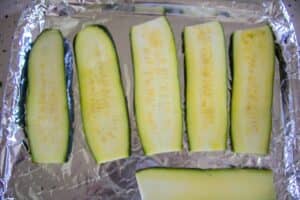 sliced zucchini