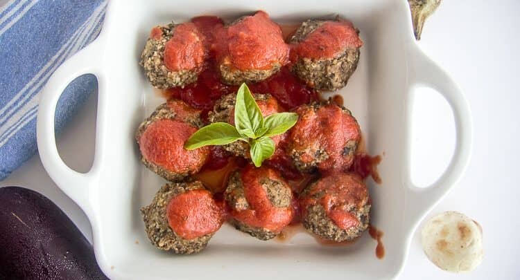 eggplant meatballs