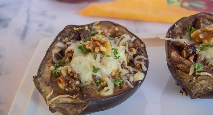 stuffed eggplant