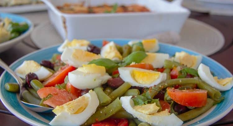 vegetarian nicoise salad