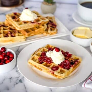 cranberry waffles