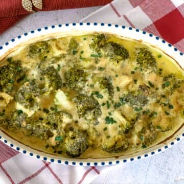 broccoli blue cheese bake