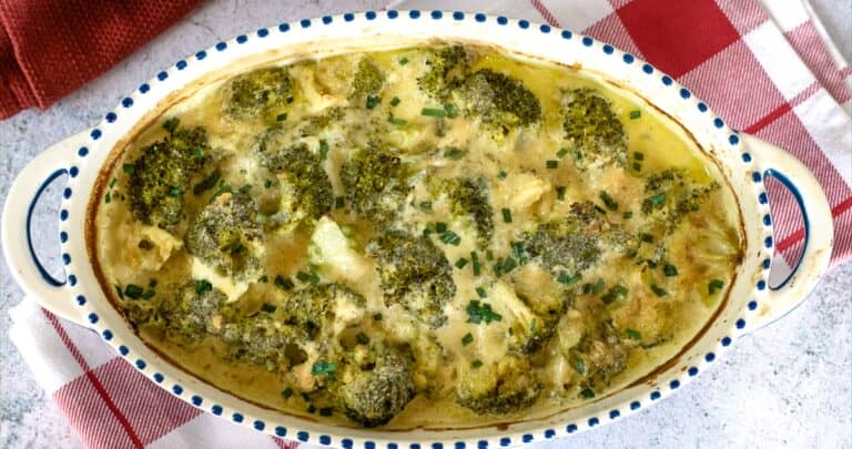 broccoli blue cheese bake