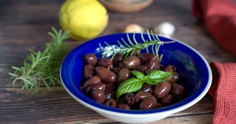 marinated olives
