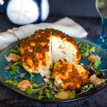harissa roasted cauliflower