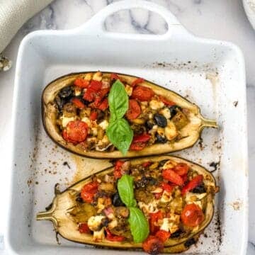 keto stuffed eggplant