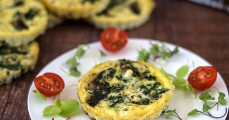 mushroom quiche