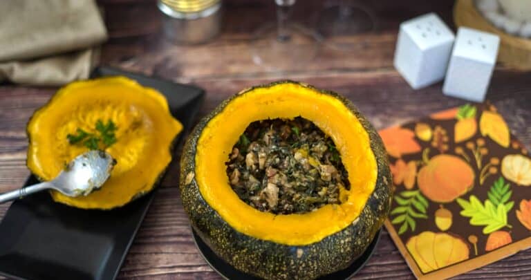 stuffed pumpkin
