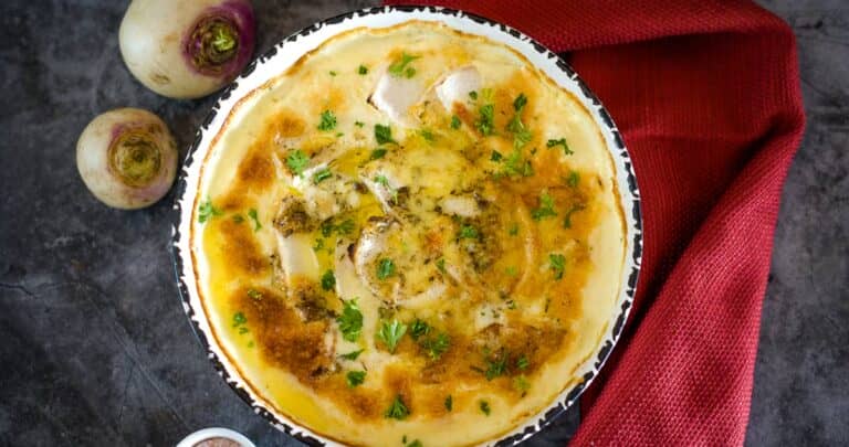 turnip au gratin