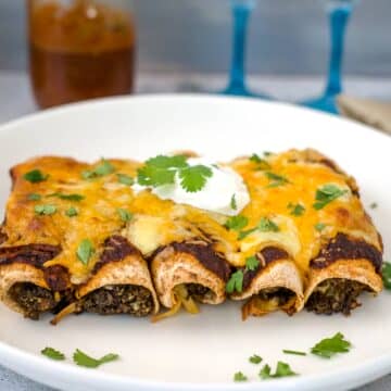 mushroom enchiladas