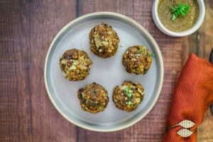 vegan stuffing balls