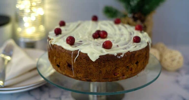 keto cranberry cake