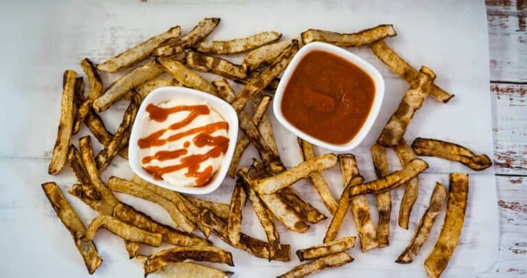 air fryer turnip fries