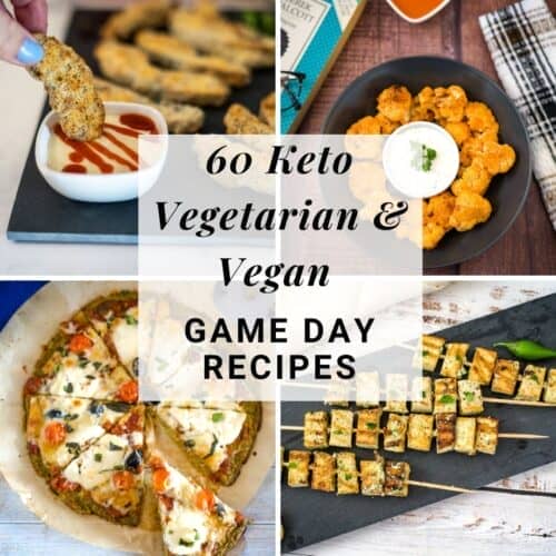 keto vegetarian football recipes