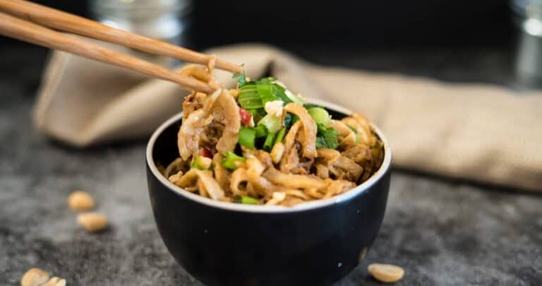 peanut celeriac noodles