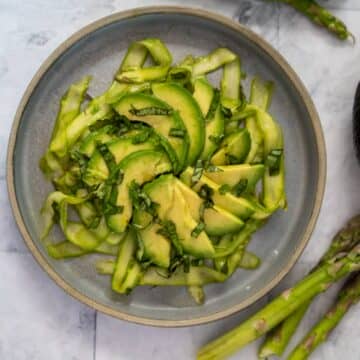 asparagus avocado salad