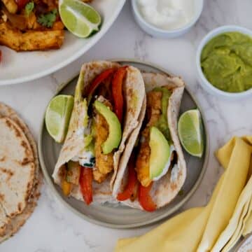 halloumi fajitas