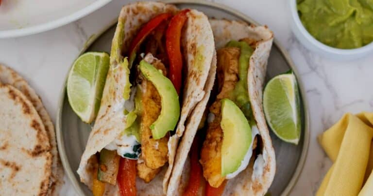 halloumi fajitas