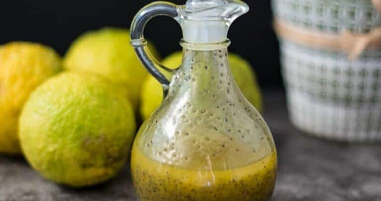 lemon poppy seed in a bottle