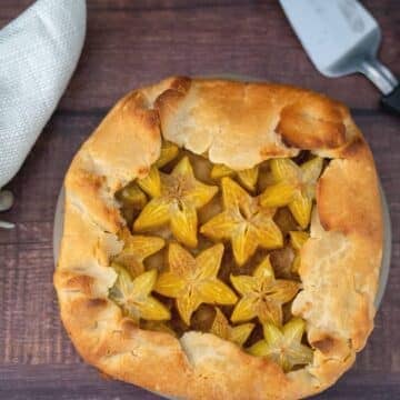 star fruit galette